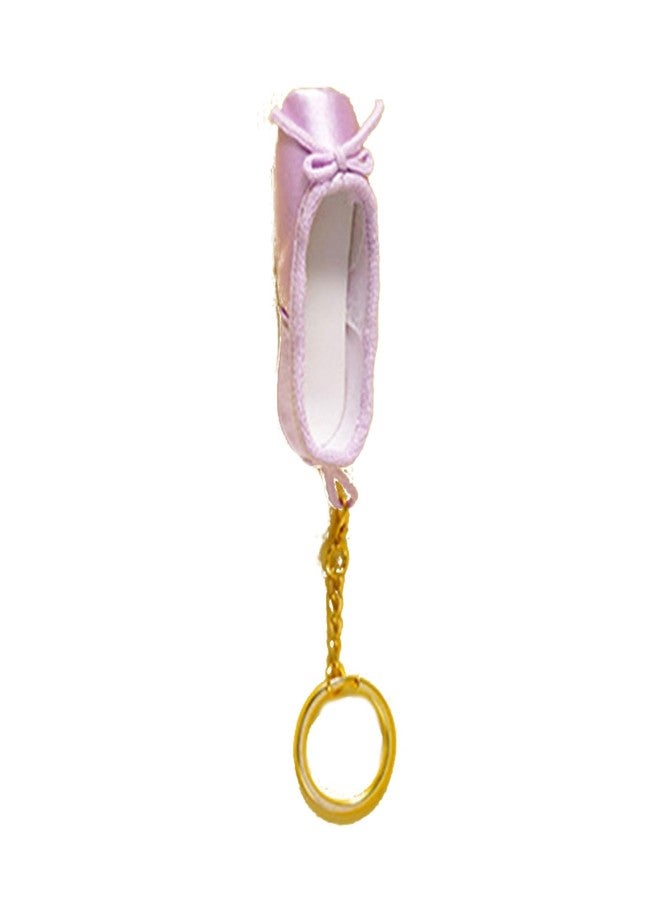 BIBABLYKE Mini Ballet Shoes Keychain Pointe Shoes Keyrings Handmade Pointe Shoe Charm Bag Penddant Gift for Dance Lovers - Image 2
